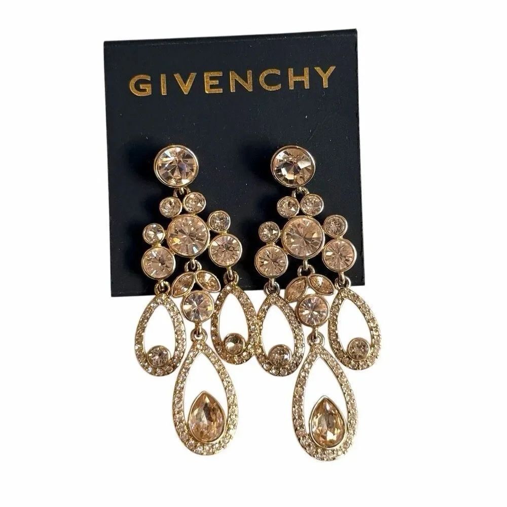 Givenchy Crystal Chandelier Earrings